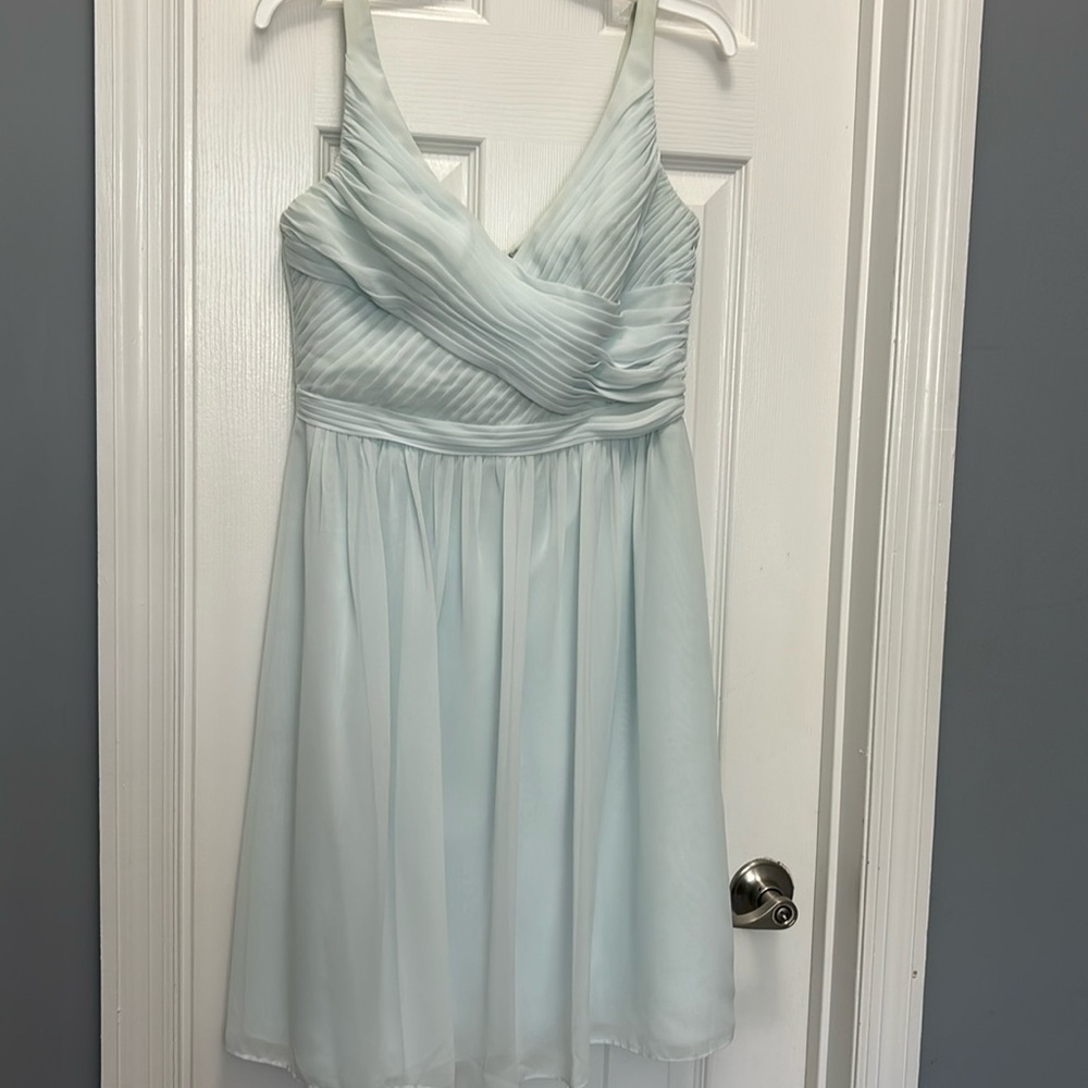 Baby blue dress